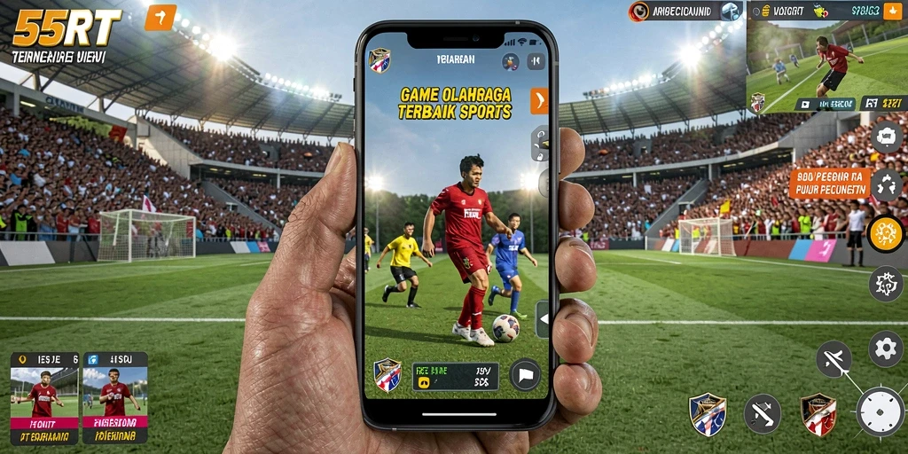 Screenshot gameplay <strong>55RT</strong> yang menunjukkan aksi olahraga yang mendebarkan.