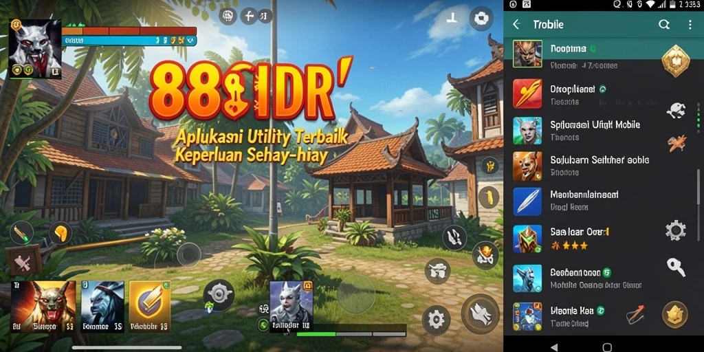 Tampilan intuitif aplikasi 88IDR untuk kemudahan penggunaan.