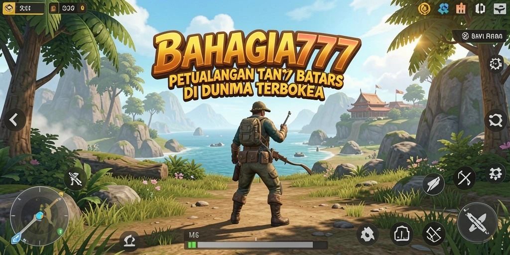 Gameplay seru BAHAGIA777 di dunia terbuka yang luas.