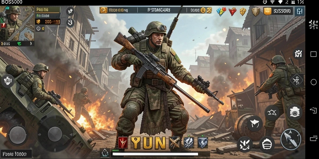 Tampilan gameplay SLG yang seru dan mendebarkan.