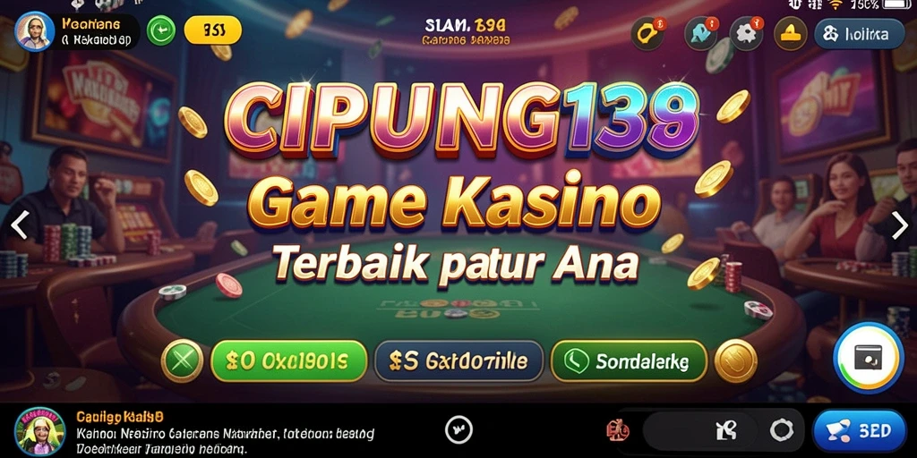 Tampilan gameplay seru dari aplikasi Kasino CIPUNG138.