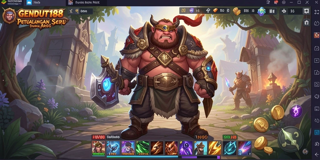 Gambaran gameplay seru di dunia ARPG GENDUT188.