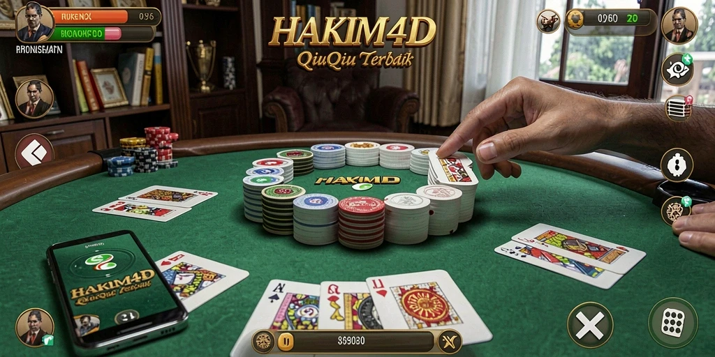 Tampilan gameplay QiuQiu di HAKIM4D yang seru dan menantang.