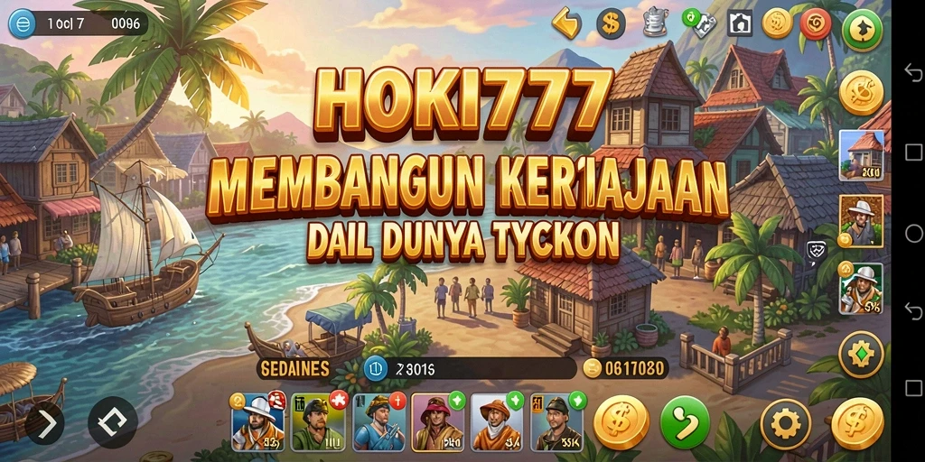 Tampilan visual HOKI777 dengan skenario bisnis yang dinamis.