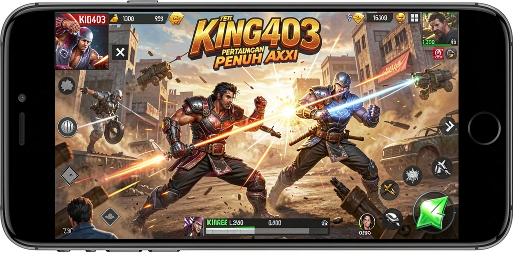 Tangkapan layar KING403 menunjukkan aksi pertarungan yang mendebarkan.
