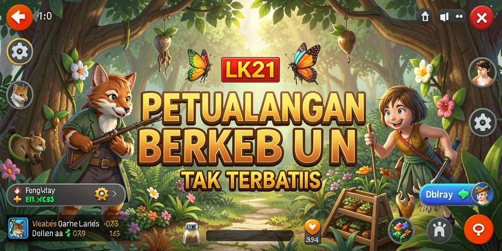 Tampilan menarik dari gameplay berkebun di LK21.