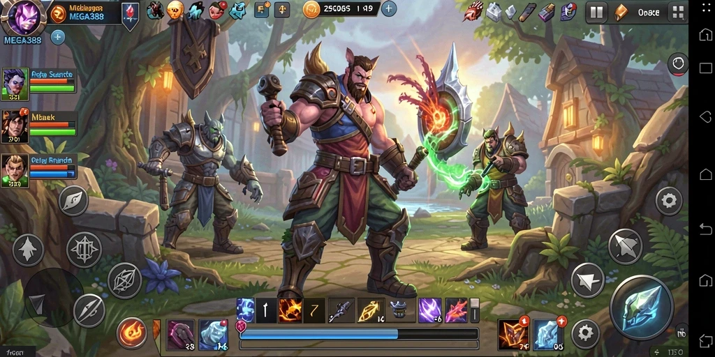 Gameplay menegangkan dengan pertempuran epik di MEGA388.