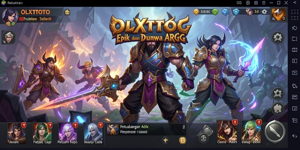 Gameplay menawan OLXTOTO dengan pertempuran yang dinamis.