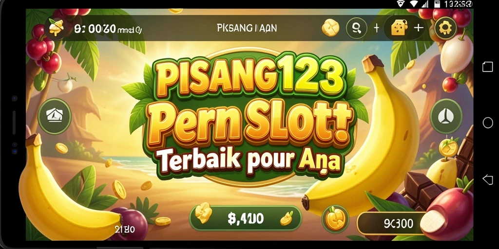 Tampilan gameplay seru dari PISANG123 dengan fitur slot yang menarik.