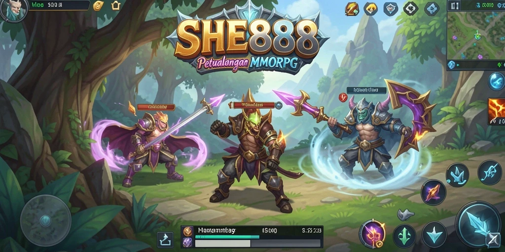 Gameplay seru di dunia fantasi SHE888 yang mengagumkan.
