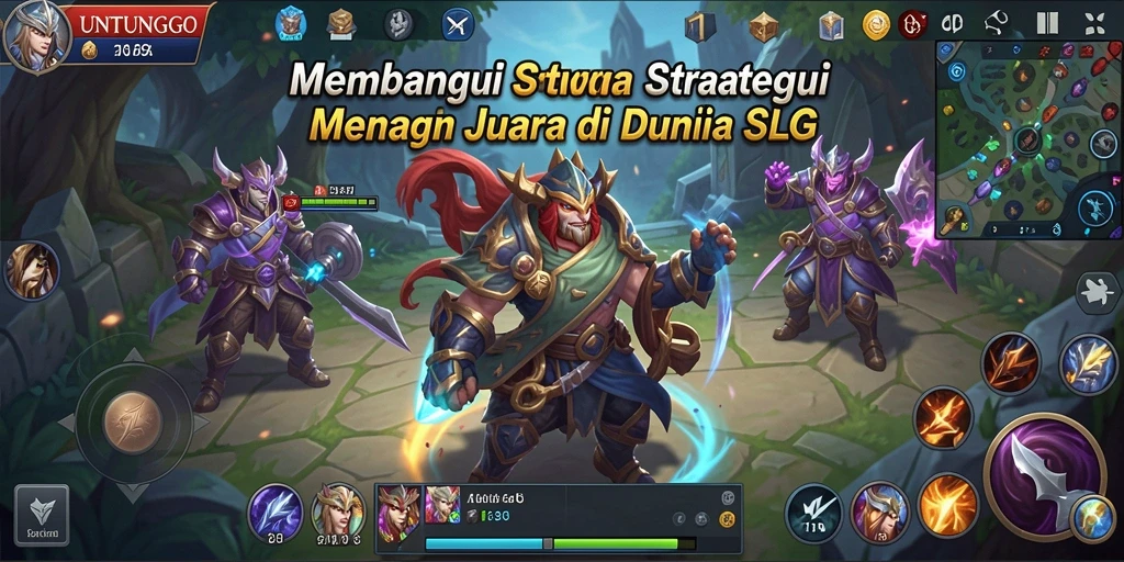 Tampilkan gameplay UNTUNGGO yang mendebarkan dengan strategi mendalam.