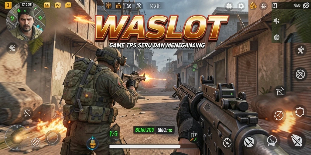 Tampilan gameplay seru WASLOT dengan aksi tembak-menembak mendebarkan.